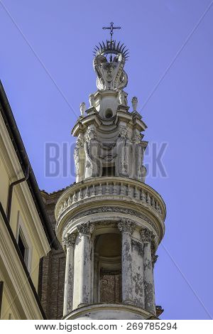 The Basilica Of Sant'andrea Delle Fratte Is A Catholic Place Of Worship In The Historic Center Of Ro