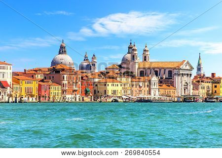 St. Mary Of The Rosary Church In Giudecca Channel, Venice