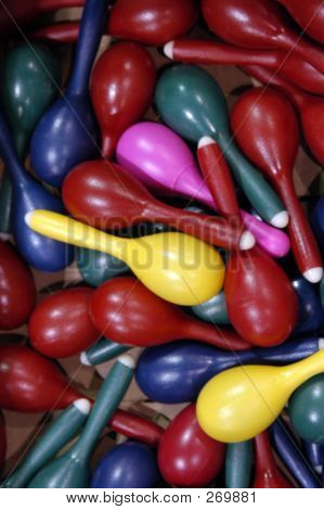Maracas in plastica