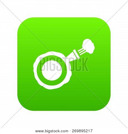 Whoopee Cushion Icon Digital Green For Any Design Isolated On White Illustration