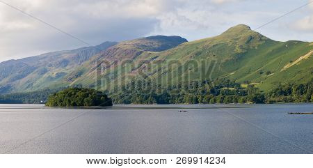 Derwent Water And Catbells, Lake District, Cumbria, England