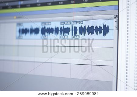Recording Studio Audio Controls