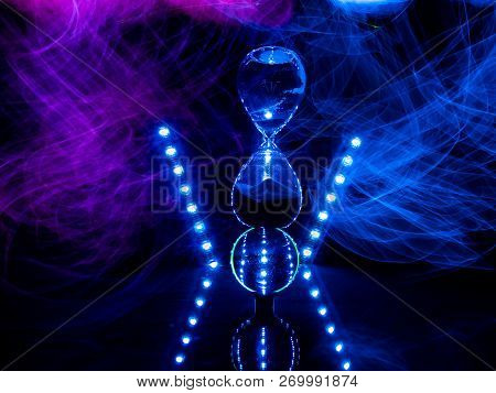 Using The Light Painting Technique With A Lens Balls, Hour Glass And Eectroluminescent Wire And Ligh