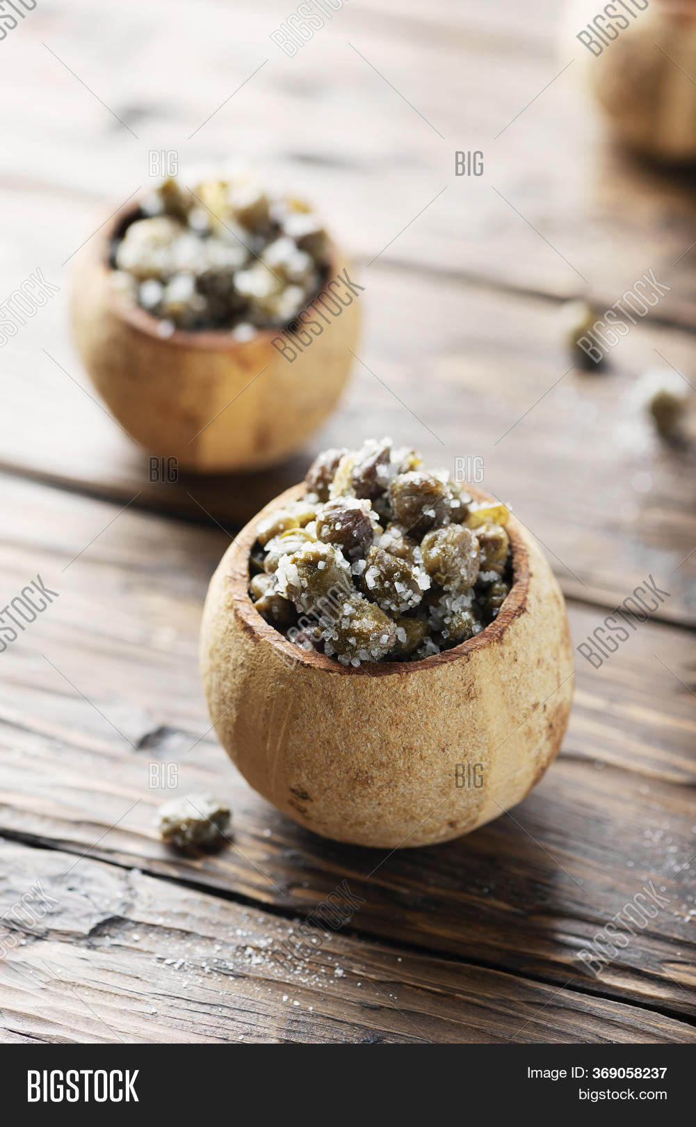 Salty Capers Woodeb Image & Photo (Free Trial) Bigstock