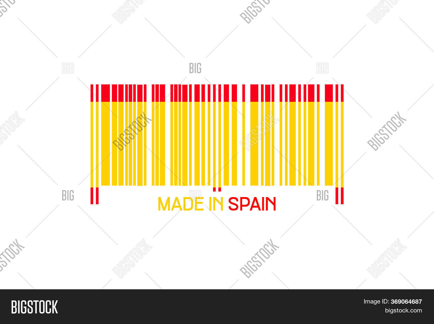 Made Spain. Barcode Image & Photo (Free Trial) Bigstock