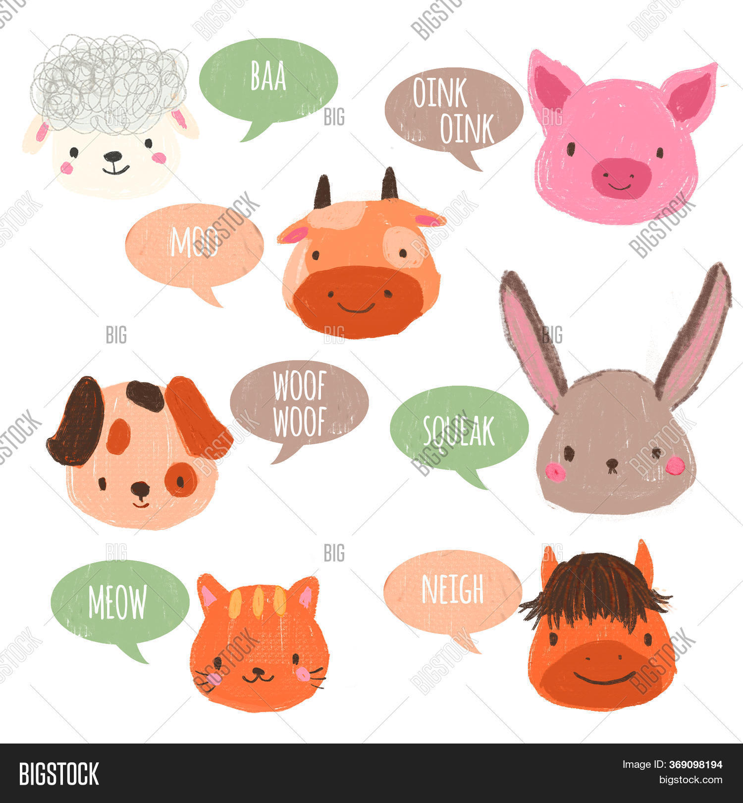 What Does Animals Say Image & Photo (Free Trial) Bigstock