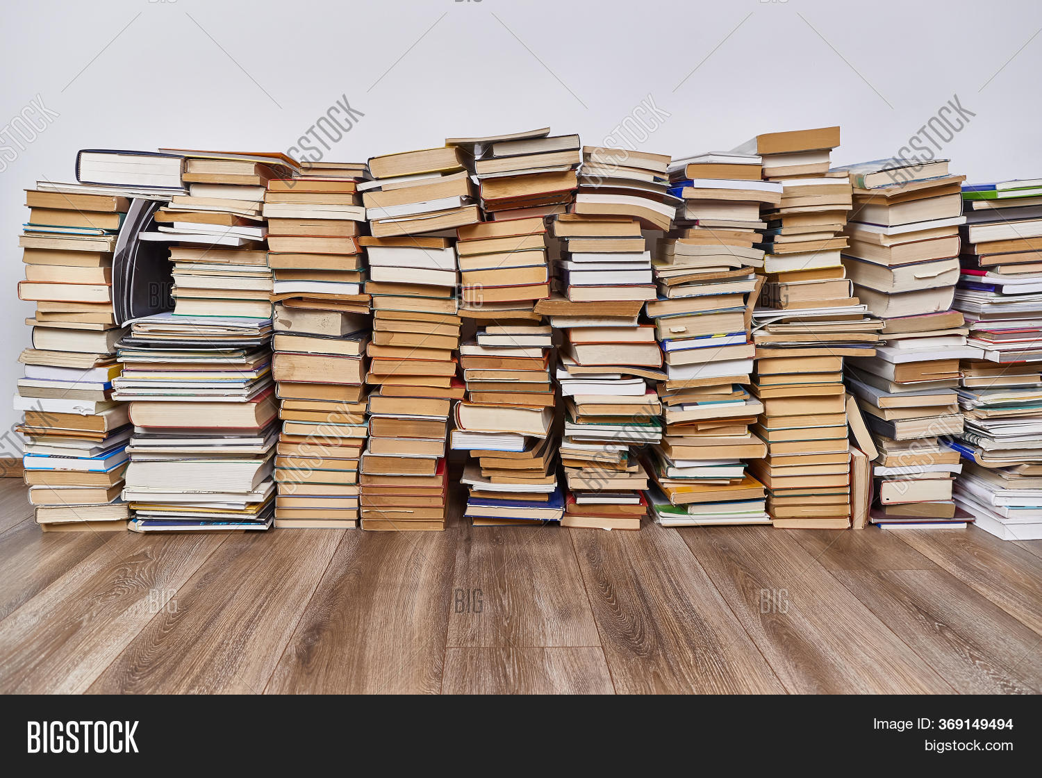 Pile Old Books Attic Image & Photo (Free Trial) Bigstock