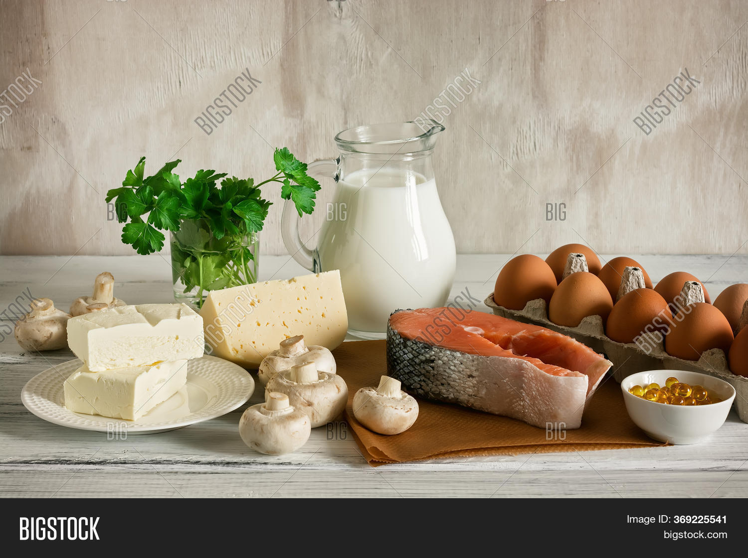 Set Food Vitamin D. Image & Photo (Free Trial) Bigstock