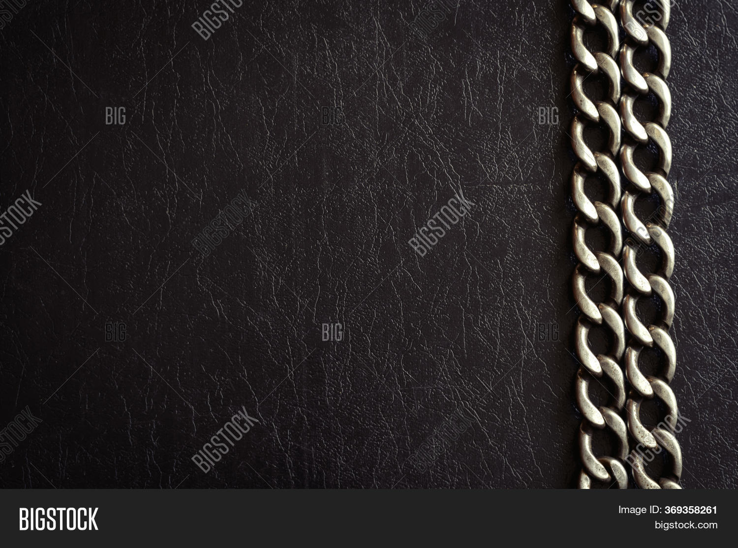 Metal Chain On Dark Image & Photo (Free Trial) Bigstock