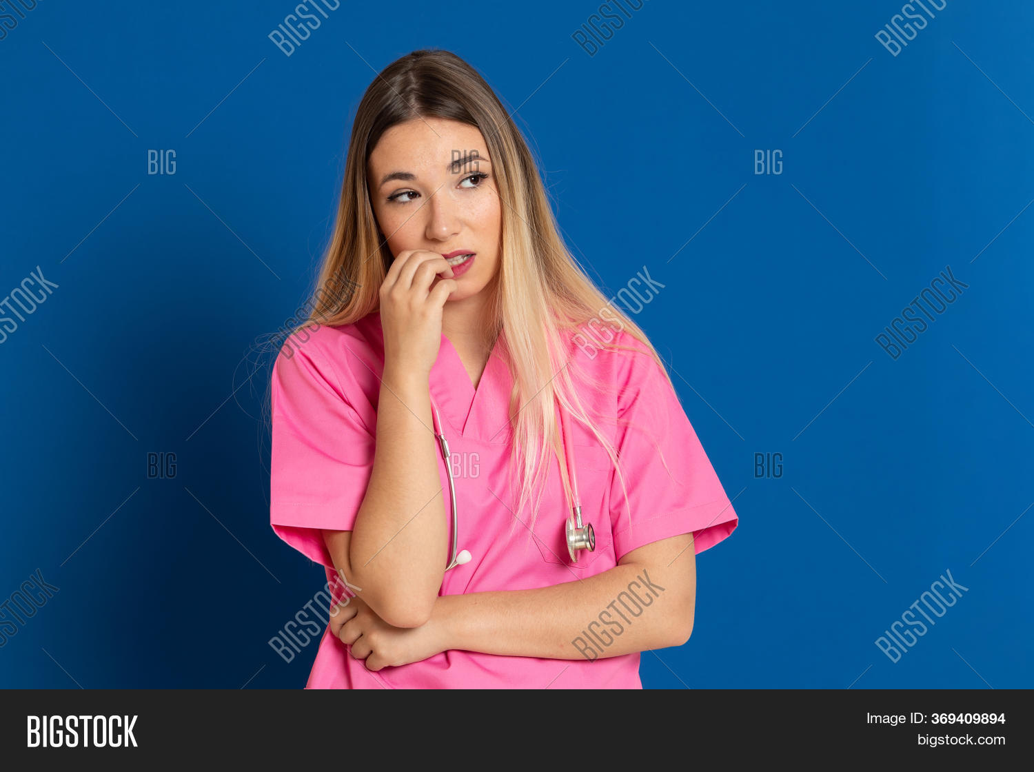 Blonde Doctor Pink Image & Photo (Free Trial) | Bigstock