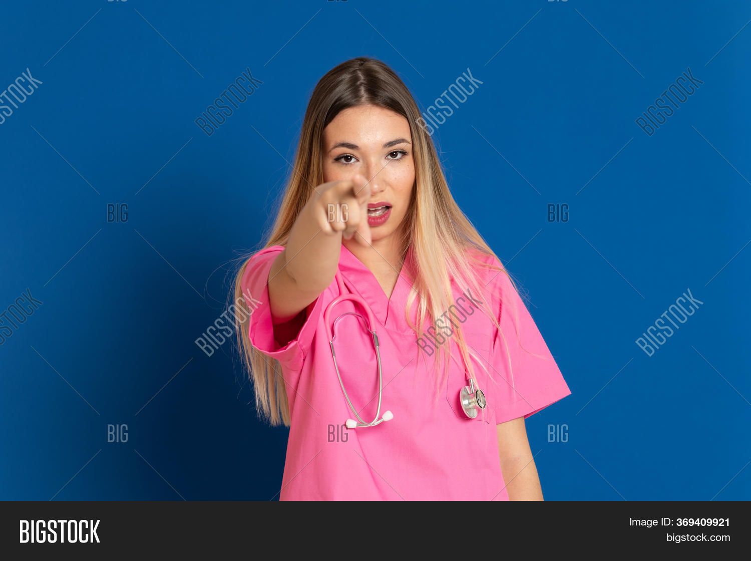 Blonde Doctor Pink Image & Photo (Free Trial) | Bigstock