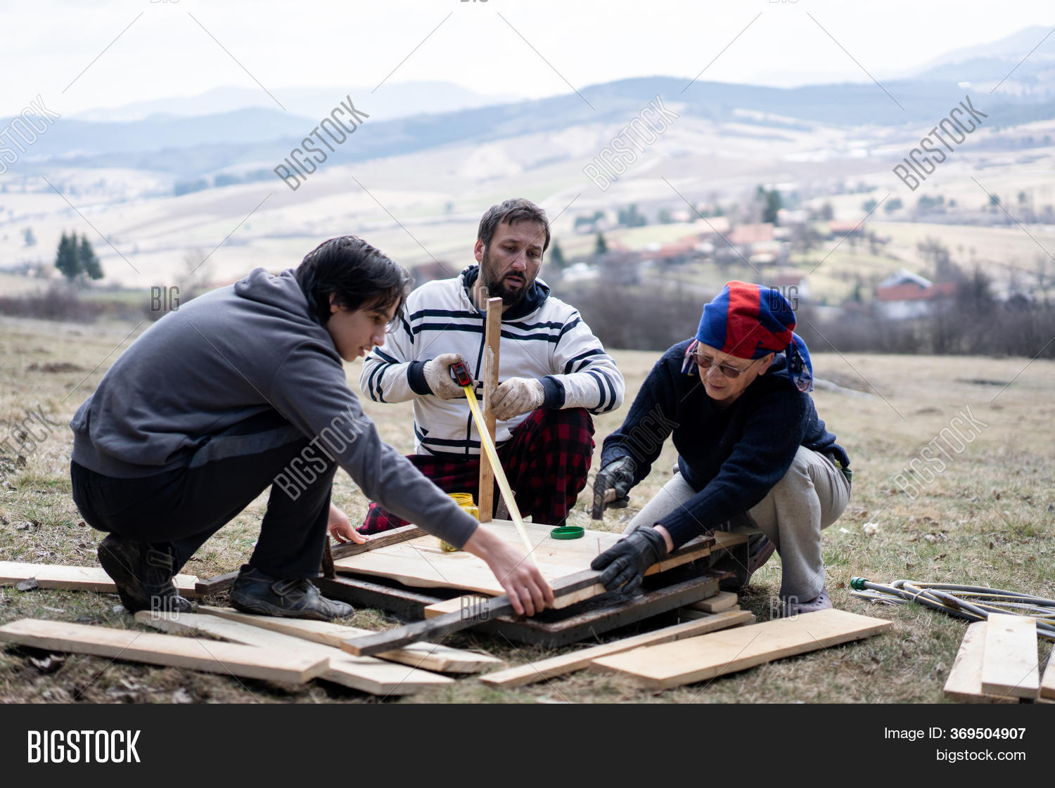 Three Generation Image & Photo (Free Trial) | Bigstock