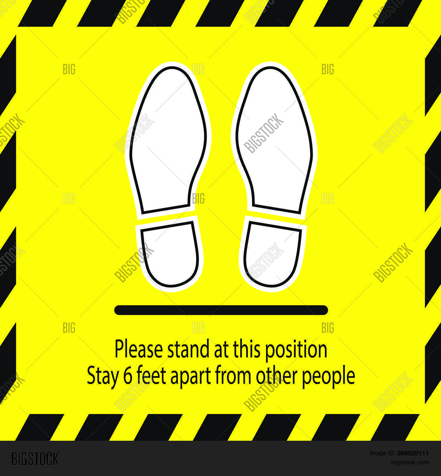 Foot Symbol Marking Vector & Photo (Free Trial) Bigstock