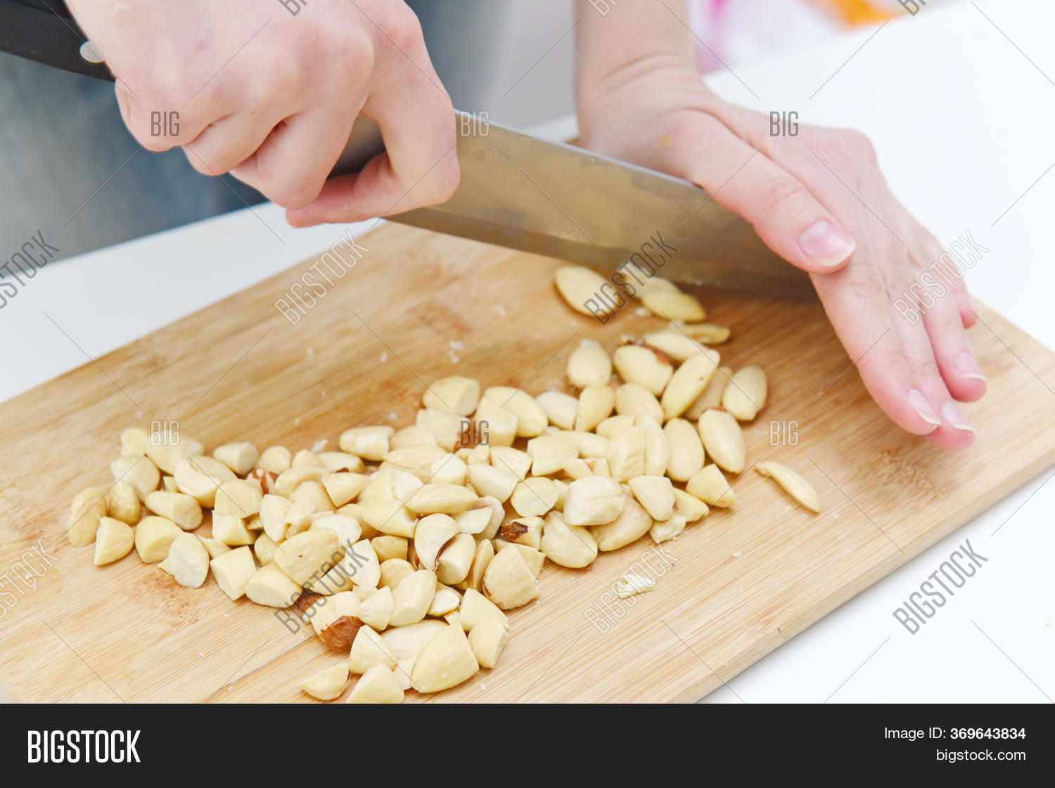 Girl Chopping Handful Image & Photo (Free Trial) Bigstock