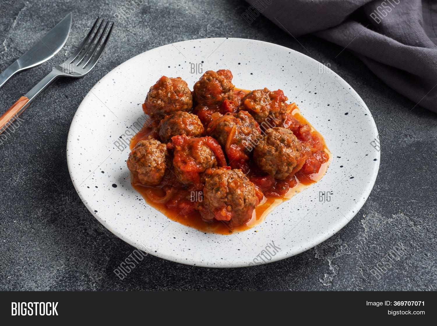 Beef Meatballs Stewed Image & Photo (Free Trial) Bigstock