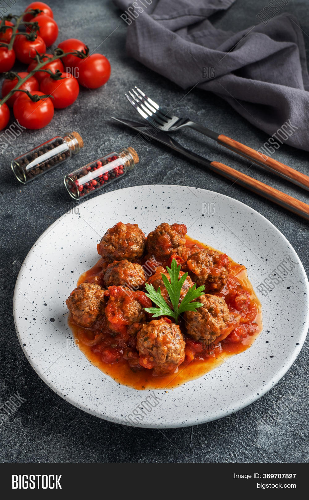 Beef Meatballs Stewed Image & Photo (Free Trial) Bigstock