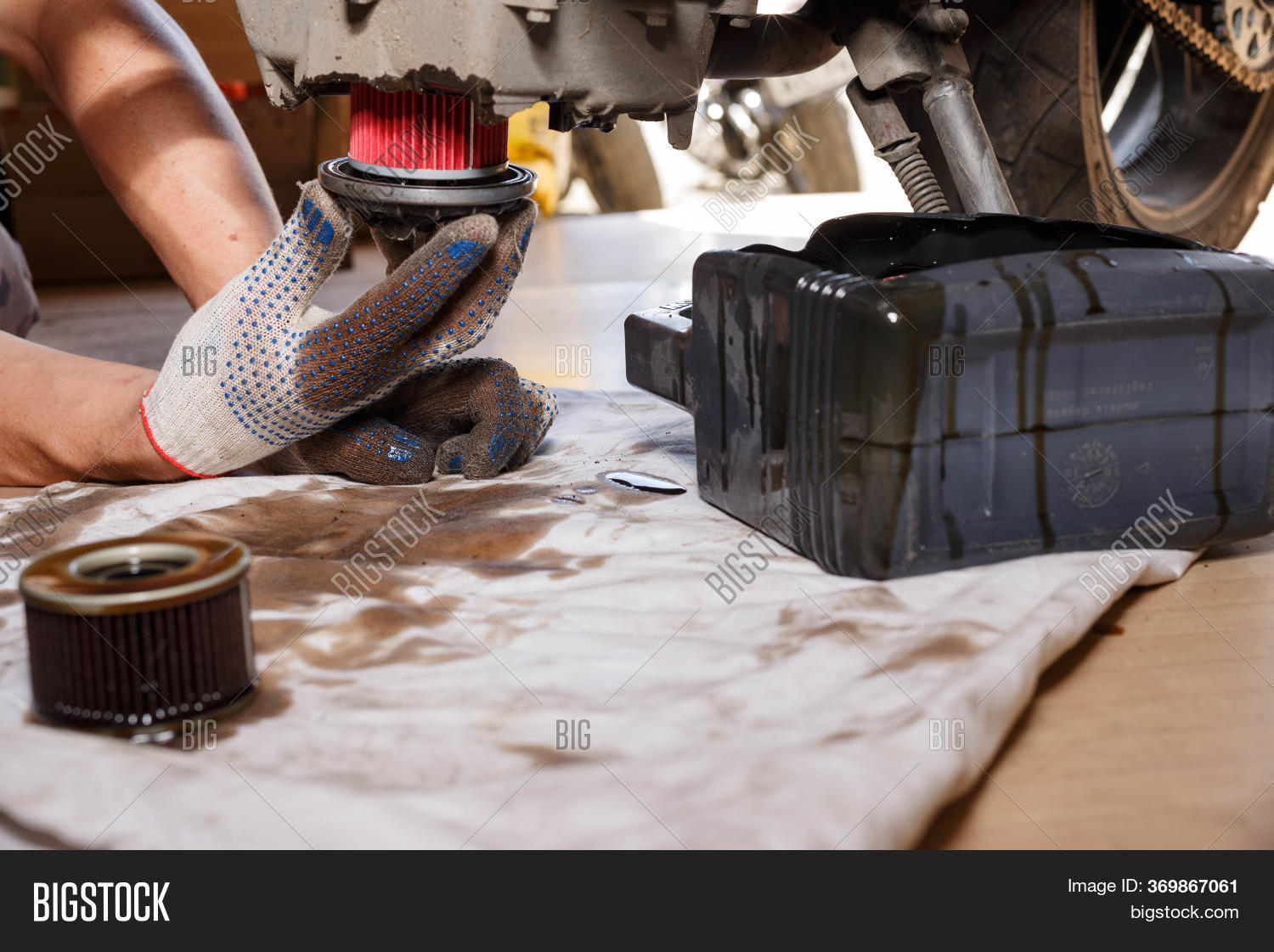 Process Draining Oil Image & Photo (Free Trial) Bigstock