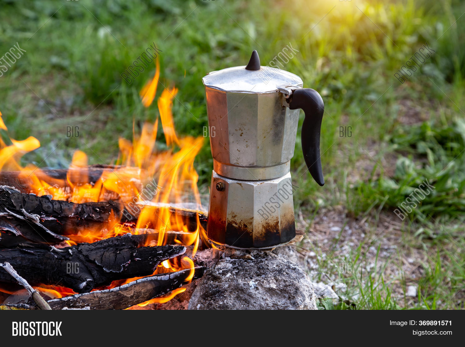 Metal Coffee Maker On Image & Photo (Free Trial) Bigstock