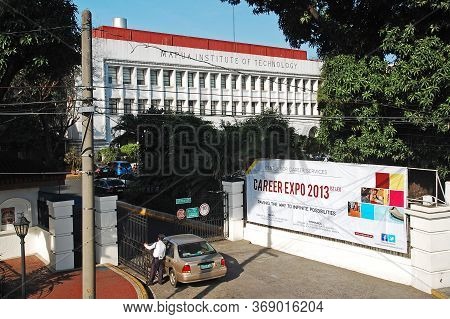 Manila, Ph - Feb 16 - Mapua Institute Of Technology College Facade On February 16, 2013 In Manila, P