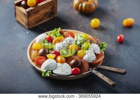 Healthy Salad With Mozzarella