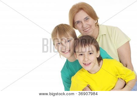 T-셔츠에 훌륭한 가족