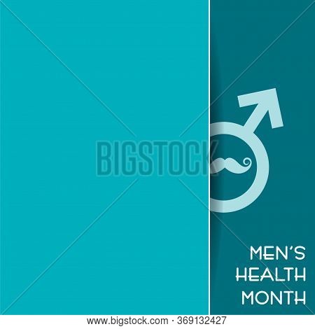 Vector Illustration For Men's Health Awareness Month Observed In Month Of June