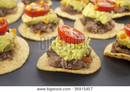 Morsi messicane Nachos aperitivo Finger Food