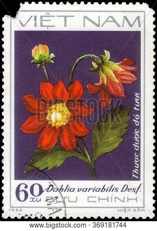 Saint Petersburg, Russia - May 31, 2020: Postage Stamp Issued In The Vietnam With The Image Of The R