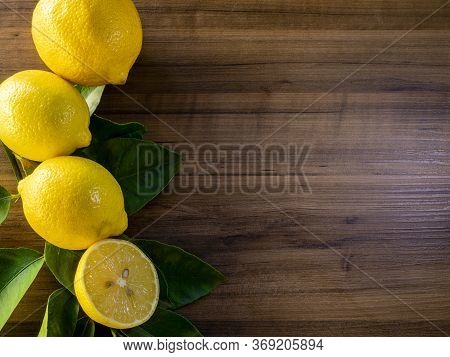Close up of lemon on white background
