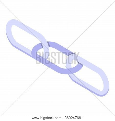 Building Links Icon. Isometric Of Building Links Vector Icon For Web Design Isolated On White Backgr