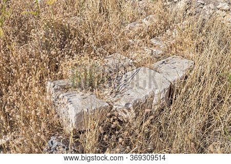 Remains Of Columns In Ruins Of The Greek - Roman City Of The 3rd Century Bc - The 8th Century Ad Hip