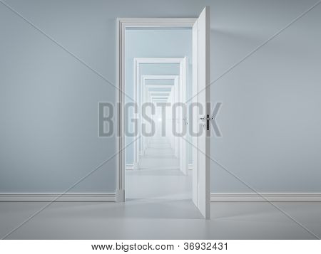 무한대 출입구 추상 그림