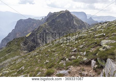Landscape From Big (golyam) Kupen Peak, Rila Mountain, Bulgaria