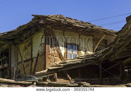 Typical Street And Old Houses At Historical Village Of Staro Stefanovo, Lovech Region, Bulgaria