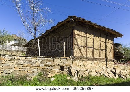 Typical Street And Old Houses At Historical Village Of Staro Stefanovo, Lovech Region, Bulgaria