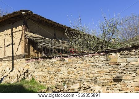 Typical Street And Old Houses At Historical Village Of Staro Stefanovo, Lovech Region, Bulgaria