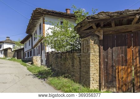 Typical Street And Old Houses At Historical Village Of Staro Stefanovo, Lovech Region, Bulgaria