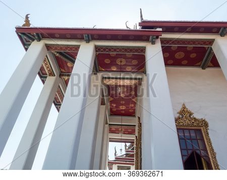 Loha Prasat Wat Ratchanatda Temple In ฺbangkok Thailand. Images For Commercial User.