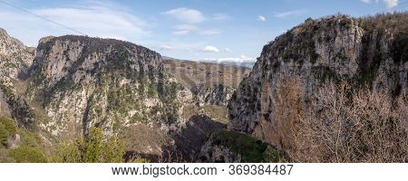 Vikos Gorge At Epirus, Greece