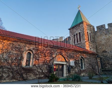 Belgrade/serbia - February 6, 2020: Ruzica Church Is A Serbian Orthodox Church Located In The Belgra