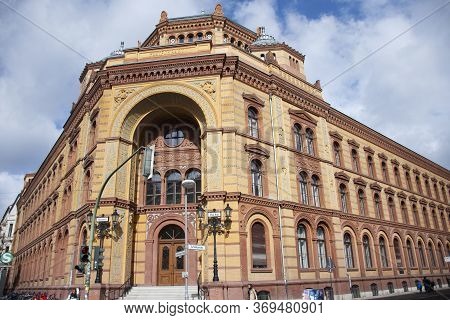 Classic Vintage Retro Antique Building Heckmann Hoefe On Tucholskystrasse For German People And Fore