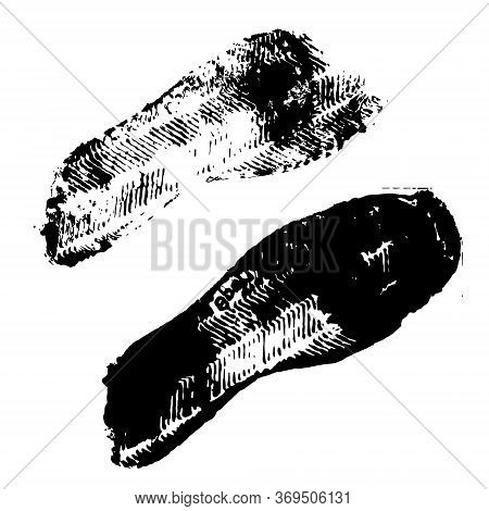 Set Of Four Pairs Of Shoes Print.