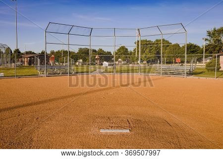 A Baseball Diamond Where Games Should Be Played But Now Only Has Practices