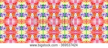Beige, Blue And Red Terrazzo Seamless Pattern. Rock Illustration Texture. Abstract Stone Floor. Gran