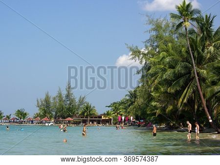 Koh Chang, Thailand - January, 2013: Tropical Beach In Koh Chang, Thailand