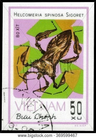Saint Petersburg, Russia - May 31, 2020: Postage Stamp Issued In The Vietnam With The Image Of The S