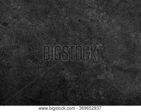 Rock Granite Stone Wall Black Color Rough Surface Texture Material Abstract Background