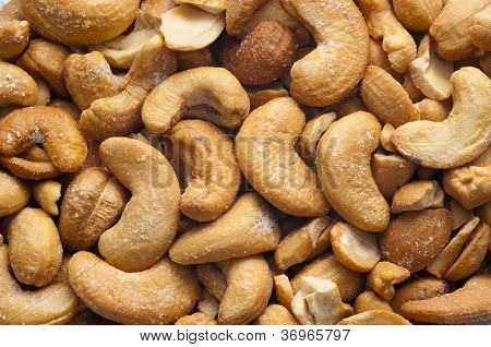 Saltede cashewnødder