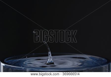 Effects After  Liquid Drop Fell Into The Same Liquid, Freezetime, Splasing