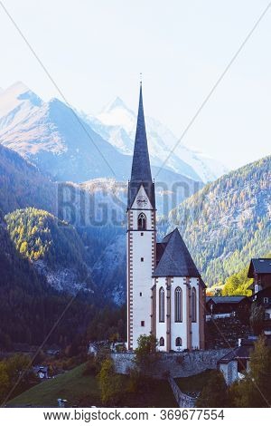 Famous Church At The Heiligenblut Town